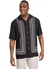 [Johnny Bigg] Jamaica Relaxed Fit Shirt in Black
