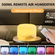 500ML Essential Oil Diffuser Ultrasonic Oil Diffuser Cool Mist Humidifier Remote