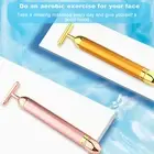 Facial Roller Tighten Skin Lightweight T-shaped Vibrating Facial Rollers Solid