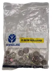 Mixed Lot of Case New Holland CNH Yellow Zinc Bolts & Nuts Including 3/8"-16