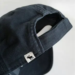 美國百分百【Abercrombie & Fitch】帽子 老帽 AF 棒球帽 經典 大麋鹿 Logo 深藍 I045