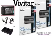 NP-FW50 (2-Pcs) Battery + Dual USB Charger For Sony NEX-5T NEX-5N NEX-5R NEX-3N