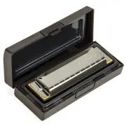 Mini 10 Hole Key of C Blues Harmonica French Harp Mouth Organ Phosphor Bronze