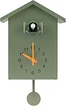 Cuckoo Clock with Chimer Minimalist Cuckoo Sound Wall Clock Bird House Clowith Pendulum Delicate Bird Voices Clock Battery Powered for Wall Art Home Living Room Kitchen Office Decoration