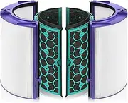 [Wingsflying] Replacement Hepa Filter for Dyson HP04 TP04 DP04 TP05 DP05 Sealed Two Stage 360° Pure Cool Fan HEPA Filter & Activated Carbon Filter