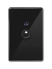 Powermesh 1 Gang Switch in Black