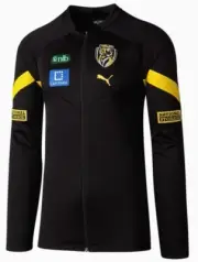 Richmond Tigers AFL PUMA Mens Training Jacket FZ | Black by Sporting House