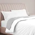 100% Egyptian Cotton Duvet Cover Set, 600 Thread Count, Soft, Durable, Machine W