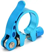Bike Seatpost Clamp Lock 34.9mm Alloy Clamp for Bicycle Quick Release Design Fixed Gear Road Bike Use