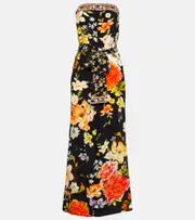 [Camilla] Camilla Secret History floral silk jumpsuit AU 8 multicoloured