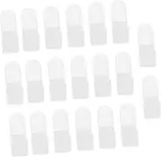 BIUDECO 20pcs Nail Polish Cuticle Protectors Nail Varnish Case Finger Nail Protector for Women Girls Prevent Smudges