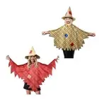 Adult Scarecrow Cloak Funny Scarecrow Costumes Men/Women Scarecrow Costume