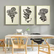 Mushroom 3 sets Canvas Wall Art