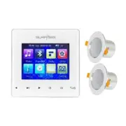 Mini Bluetooth Amplifier Touch Key Doorbell Ceiling Speaker Sound System 20W
