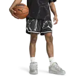 [Puma] Puma HOOPS X LA FRANCE Chrome Basketball Shorts - Men Shorts