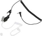 Xolixorium Walkie Talkie Earpiece 3.5mm Acoustic Tube Headset with Replacement Ear Plugs – Radio Earpiece for Two Way Communication, General Use with Walkie Talkies