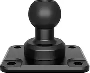 Tackform AMPS Mount - 20mm Ball | Aluminum | 4-Hole Drill Base | Mount to Dash, AMPS, or Grid Brackets | NOT Compatible with 1" / B Sized Systems