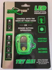 Promier Hands Free Motion Activated Headlamp (120 Lumens) High Beem Low Flashing