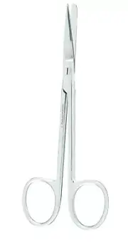 Plastic Surgery Scissor, 4.75", Straight Blades, Sharp/Blunt Tips