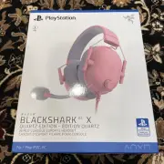 NEW Razer BlackShark V2 X Wired Gaming Headset - Quartz Pink - PlayStation 5 PC