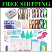 Complete Paper Quilling Kit with 1860 Strips & 22 Essential Tools - Gift Ready!