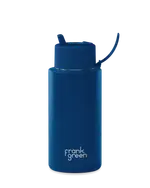 frank green Ceramic Reusable Bottle - 34oz 1,000ml - Deep Ocean