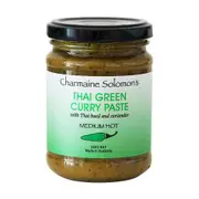 Organic Charmaine Solomon Thai Green Curry Paste 250g – Fresh, healthy organic delivery | Doorstep Organics.