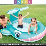 Intex Whale Spray Pool Kids Water Fun Inflated Pool Outdoor Play Toys Sports