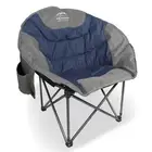 Portable Moon Camping Chair,Round Folding Lawn Chair with Cup Holder,Cooler B...