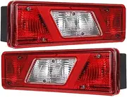 Car Tail Lights Rear Back Lamp Assembly for F&ord for Transit V363 MK8 Pickup 2014-2020 BK31-13405-CC 1847493 1847494 (Color : 1 Pair)