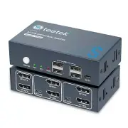 Steetek STK-S7219P2 Displayport Dual Monitor KVM Switch