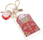 [SAFIGLE] Key Chain Bag Keychain Pendant Tote Cat Charms Key Pendant Decor Bank Small Bag Pendant Rings Car Hanging Decorations Decorative Key Luck Bag Keychain Copper