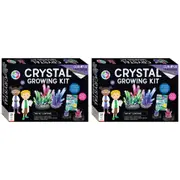 2x Curious Universe Crystal Creation Lab Kids/Childrens Crystal Growing Kit 8Y+