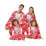 Sleepwear Homewear Family Matching Christmas Pyjamas Sets, Parent-Child Outfits