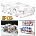 3X 2 Tiers Can Dispenser Drink Beer Beverage Storage Rack Fridge Holder Shelf AU