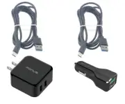 For Galaxy S20/S21/S23/FE USB Cable Fast Home Car Charger Type-C 6ft Long Travel