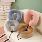 Pillow Soft Support Neck Nap Pillow with Lanyard Minimalistic