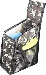 Bonform 6668-01GR Car Storage, Hanging Tool Case, for Light Trucks, Light Truck Accessories, Waterproof, Foldable, S, 15.0 x 4.5 x 7.9 inches (38 x 11.5 x 20 cm), Gray