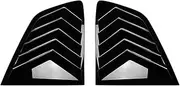 Compatible for BMW X3 IX3 G01 2018-2023 Car Rear Window Shutter Cover Trim Window Louver Side Vent Trim Guard Protector Cover Auto Parts(Gloss Black)