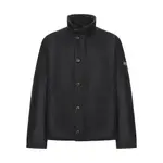 [Barbour] Barbour High-neck Buttoned Jacket L BLACK
