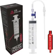 KOM Cycling Tubeless Sealant Injector Syringe and Presta Valve Core Removal Tool by Designed for Stans No Tubes sealant and Other sealants