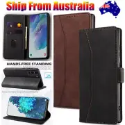 For Samsung Galaxy S21 FE 5G Shockproof Leather Card Wallet Phone Case Cover