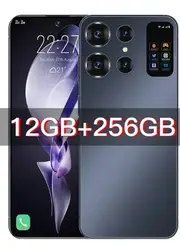 2024 new s24 Ultra smartphone 5g original 7.0 inch mobile phones 16GB+1TB global smartphone android13 free shiping cell phones Black 12G 256GB