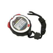 Waterproof Stopwatch Chronograph with Wristband Countdown Timer for Sport Match
