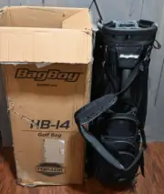 Bag Boy HB-14 Hybrid Golf Stand Bag Black NEW in Box