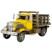 Boyle Metal Display Rustic Farm Truck Handmade Ornament Home Decor 39cm