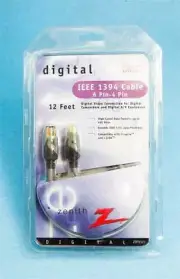 NEW ZENITH 6 Pin-4 Pin 12 ft Digital IEEE 1394 FireWire iLink Cables ZDTV121
