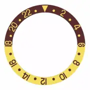 Root Beer Bezel Insert For Rolex GMT Master II 16700, 16710, 16760 Brown/Gold