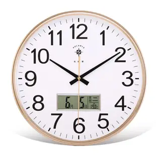 北極星客廳掛鐘日歷石英鐘個性靜音鐘掛表時鐘創意簡約辦公室鐘表