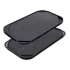 Nonstick Reversible Grill Griddle Pan for Stovetop and Camping 19.5" x 10.7"